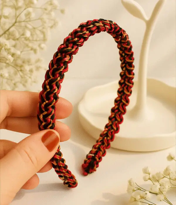 Macrame  braided hairband