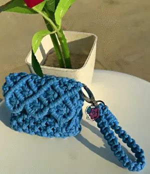 Handmade Macrame Wallet Purse