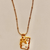 Golden Butterfly Charm Pendant