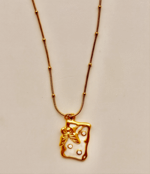 Golden Butterfly Charm Pendant