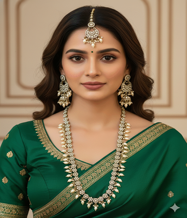 Maharani Pearl Kundan Haar